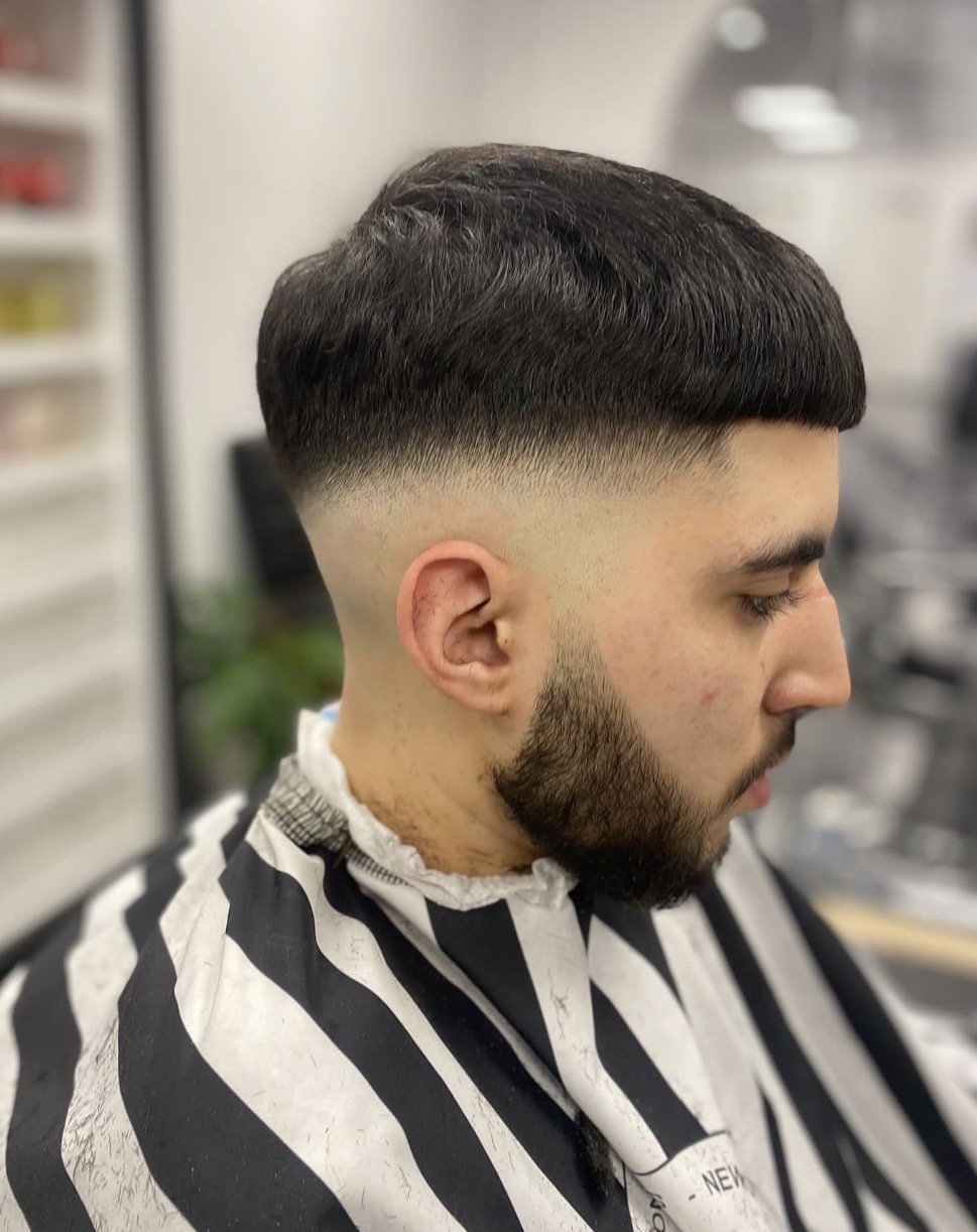 Resultaat skin fade en baard